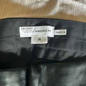 Good American size 18 “leather” pants